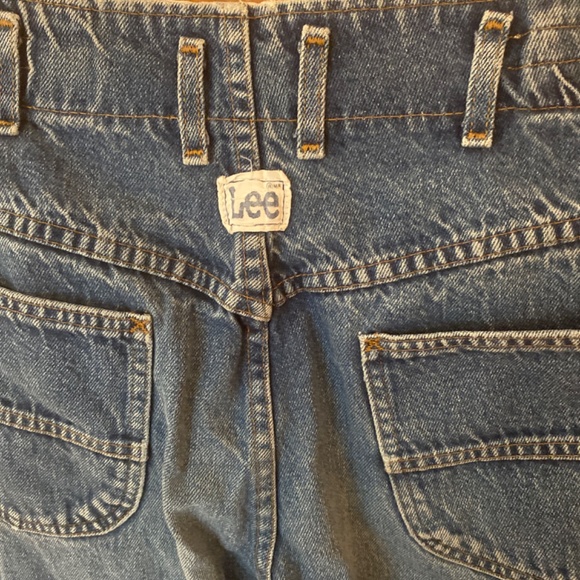 Vintage 80s/90s Elastic High Waist Lee Jeans size 10 - Picture 4 of 6